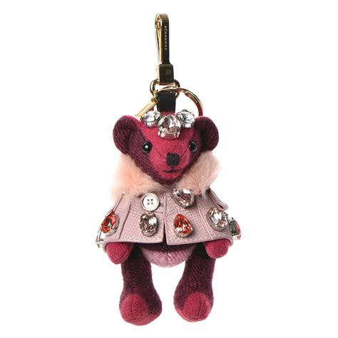 teddy bear burberry|burberry teddy bear keychain.